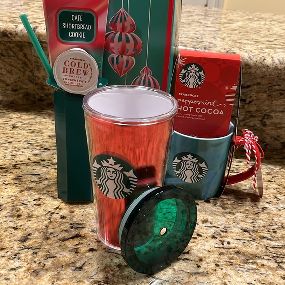 Starbucks Coffee Mug, Tumbler, Cold Brew, Shortbread Cookie Peppermint Cocoa Set - Picture 11 of 11